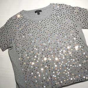 J. Crew Sequined Tee Shirt